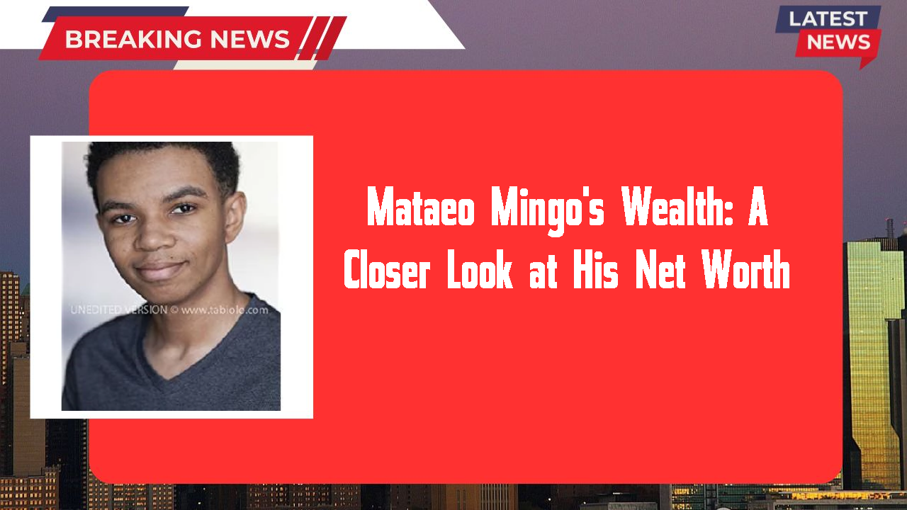 Mataeo Mingo's Wealth: A Closer Look at His Net Worth