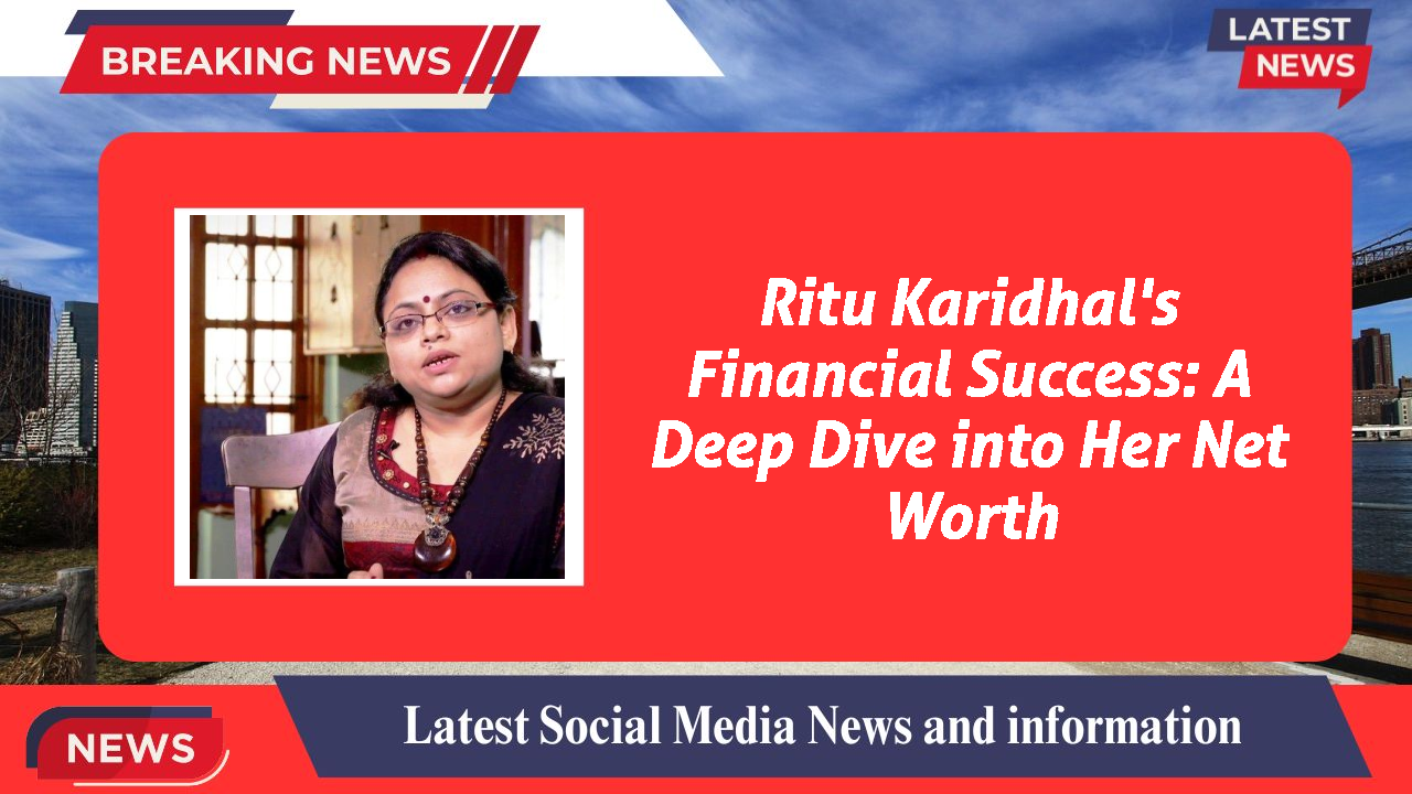 Ritu Karidhal networth