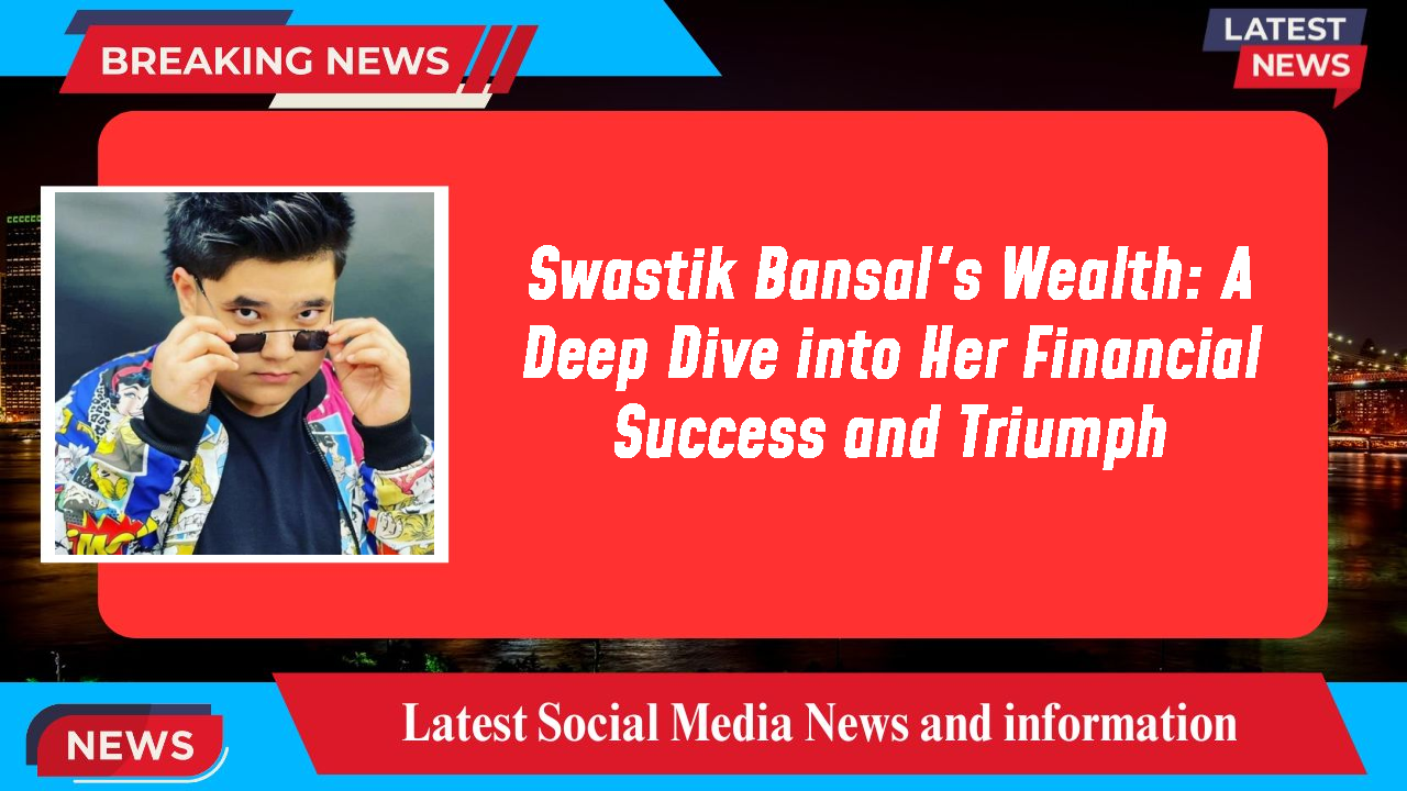 Swastik Bansal networth