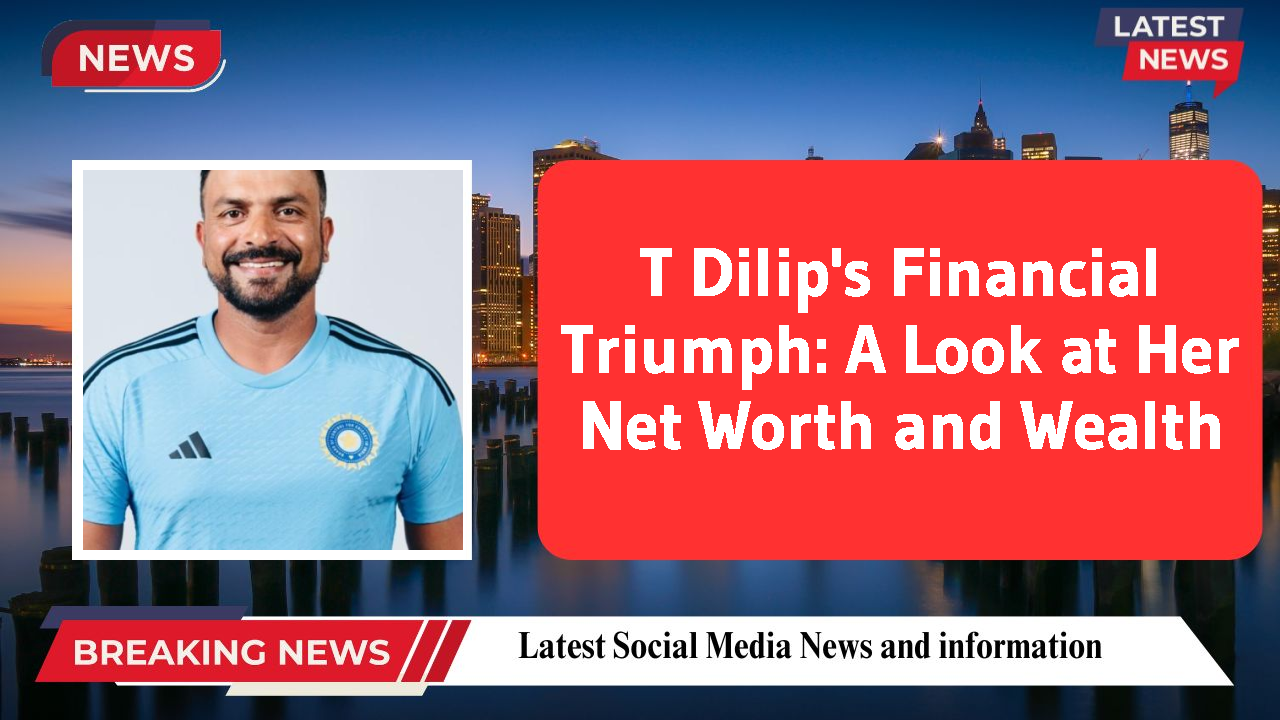 T Dilip networth