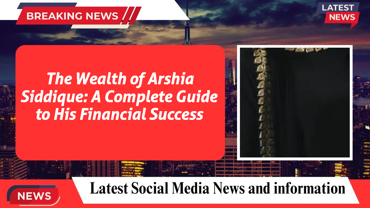 Arshia Siddique networth