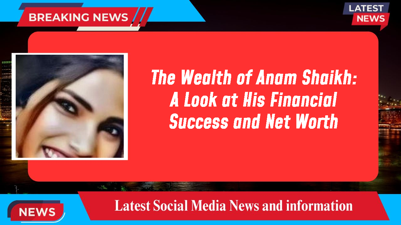 Anam Shaikh networth