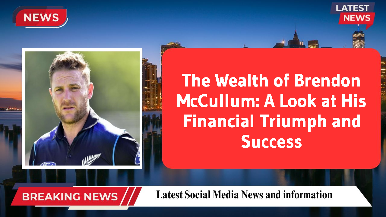 Brendon McCullum networth