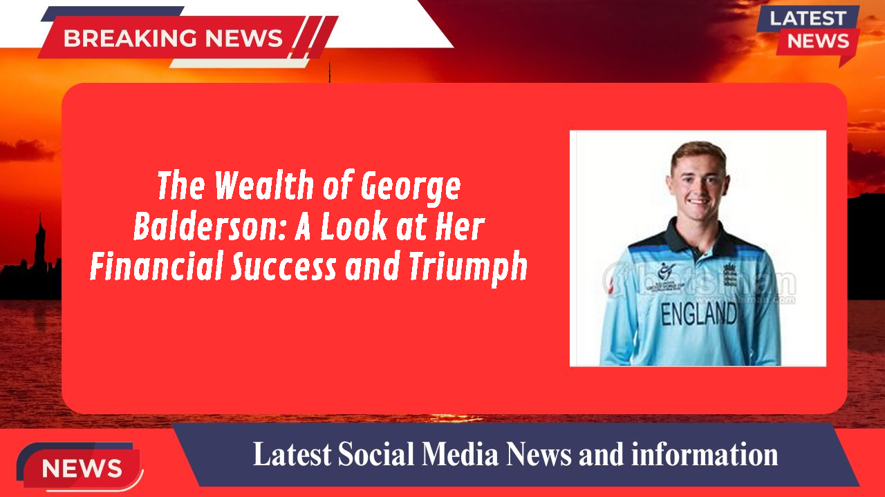 George Balderson networth