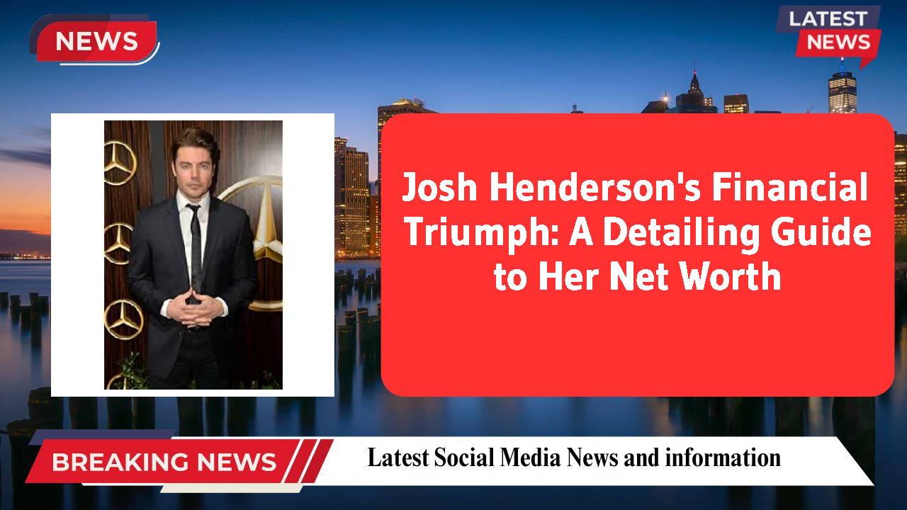 Josh Henderson networth