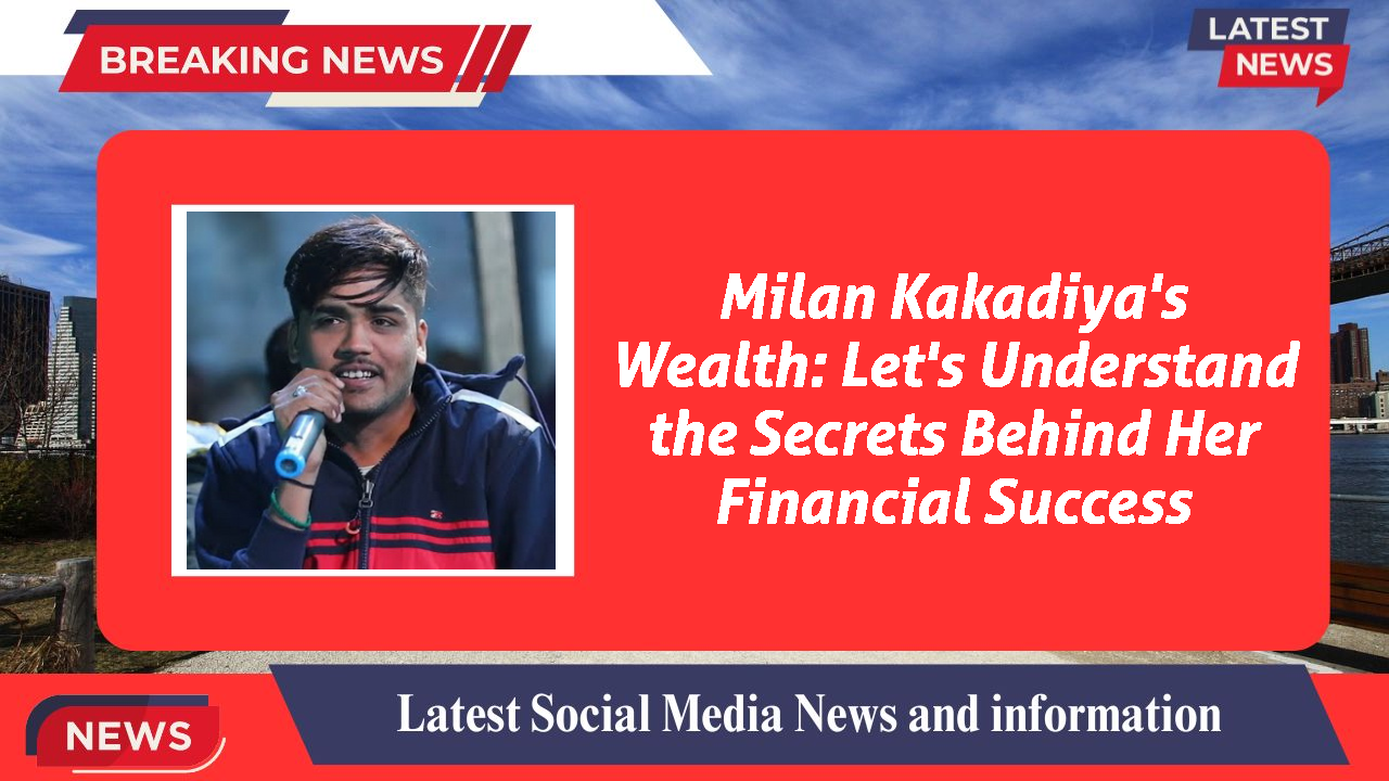 Milan Kakadiya networth