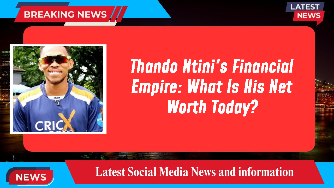 Thando Ntini networth